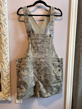 Torrid Camo Short Overalls Size 14 NWT